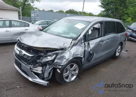 2019 Honda Odyssey Ex-L z USA, uszkodzony, nr VIN 5FNRL6H73KB122942